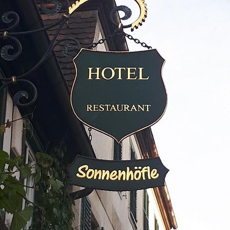 Hotel & Restaurant Sonnenhoefle ゾンマーハウゼン エクステリア 写真