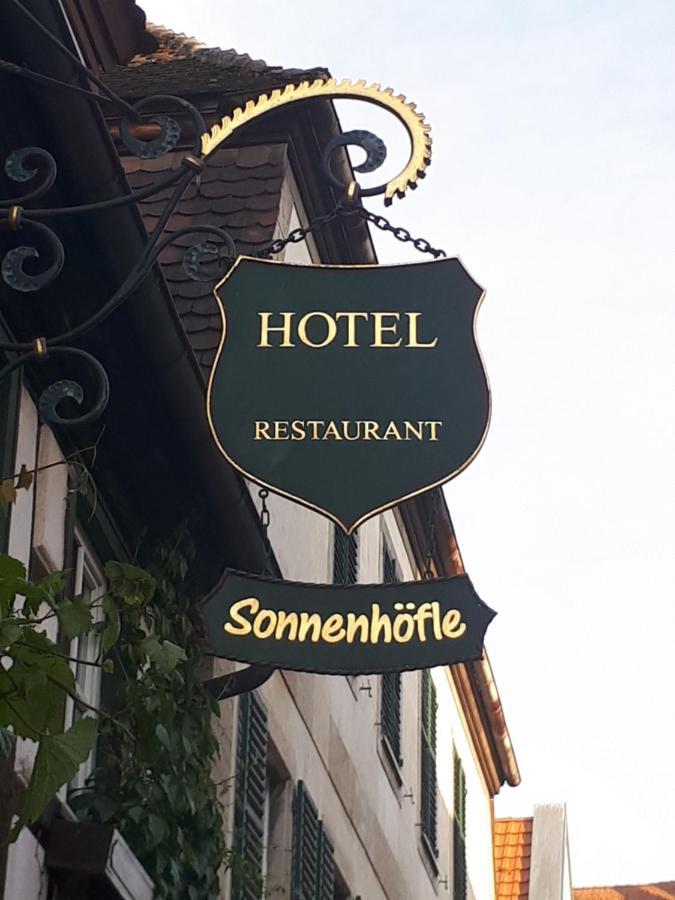 Hotel & Restaurant Sonnenhoefle ゾンマーハウゼン エクステリア 写真